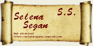 Selena Šegan vizit kartica
